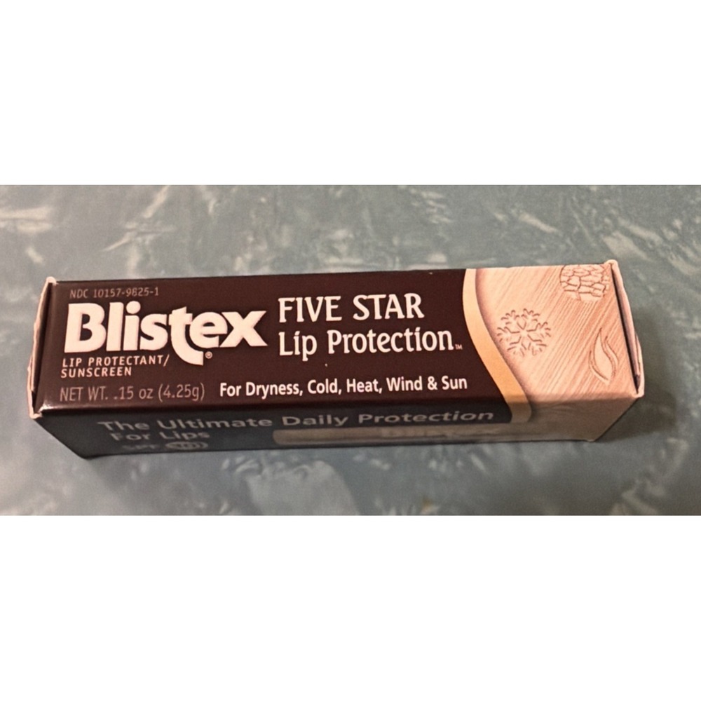 Blistex Five Star Lip Protection SPF 30 Sunscreen .15oz New in Box Sealed
